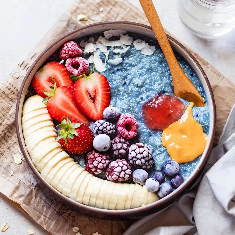 Blue Butterfly Pea Flower Powder salad Blue Butterfly Pea Flower Powder salad
