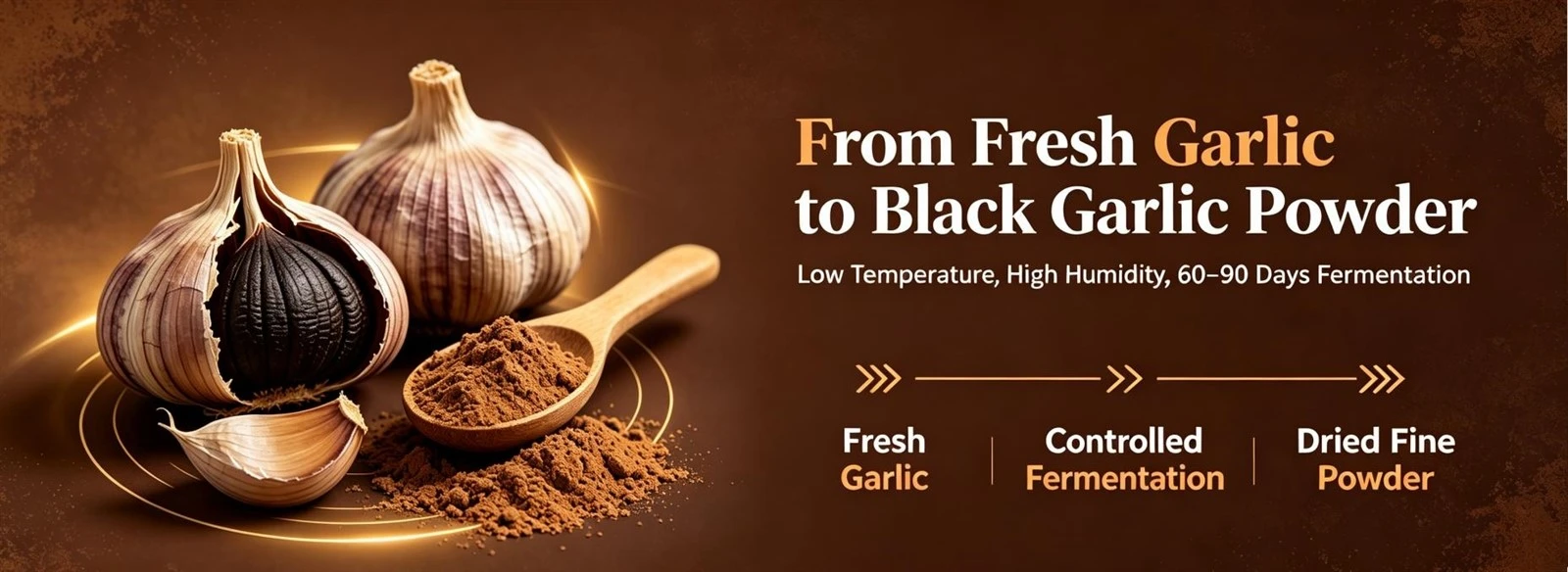 Black Garlic Powder Black Garlic Powder