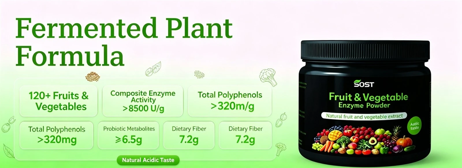 Fruit Vegetable Enzyme Powder3 Fruit Vegetable Enzyme Powder3